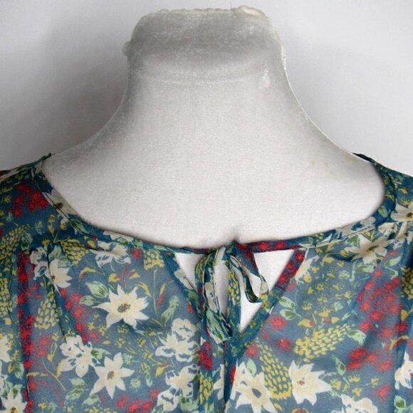 Pins & Needles Sheer BohoFloral Top - Picture 4 of 6